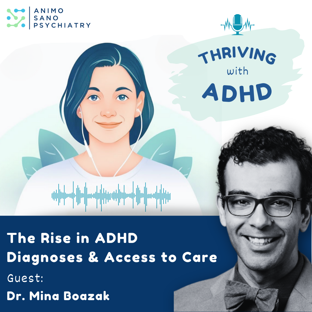 THRVING with ADHD Podcast Cover 1