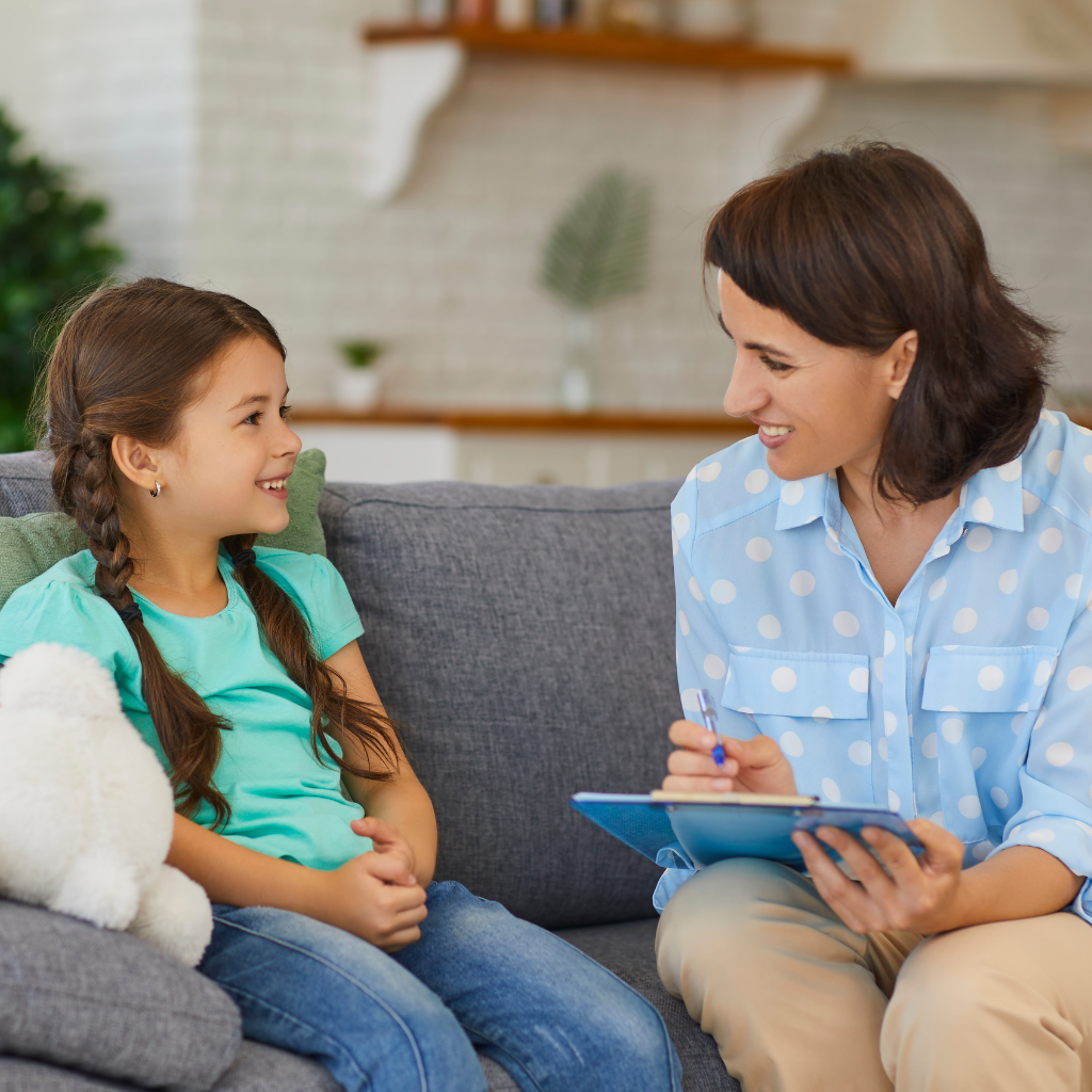 Impulse Control Disorder in Children: Signs, Causes, and Evidence-Based Help 2 Child talking with a therapist during a behavior guidance session.