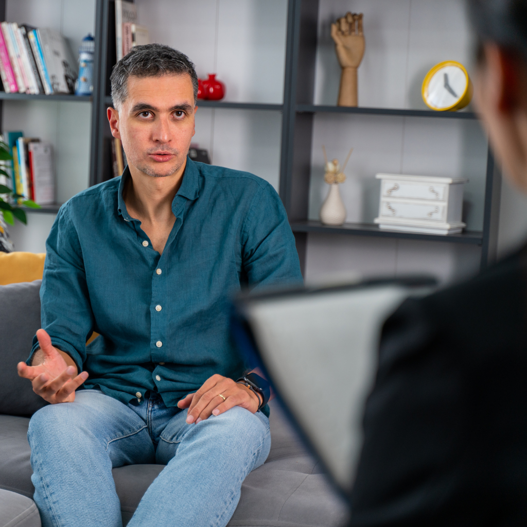 Psychotherapy session focused on managing mood shifts and emotional regulation in rapid cycling bipolar disorder