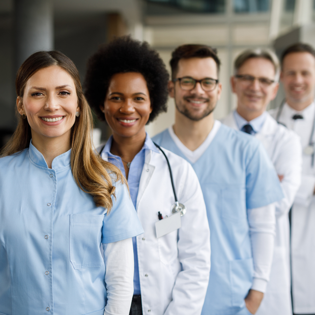 Chronic Care Management For Mental Health 1 Care team of nurses and physicians collaborating as part of a chronic care management program for ongoing patient support.