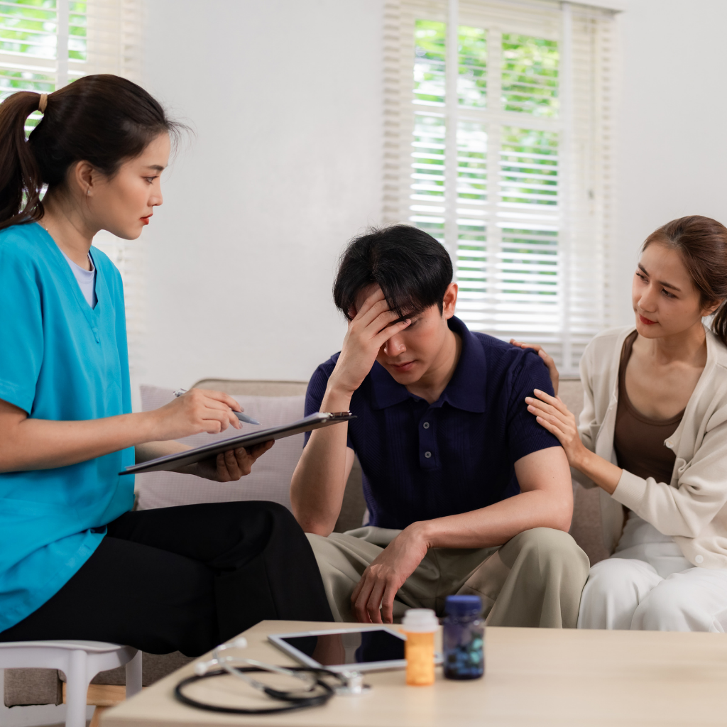 Chronic Care Management For Mental Health 2 Patient receiving coordinated chronic care management support for ongoing mental health treatment.