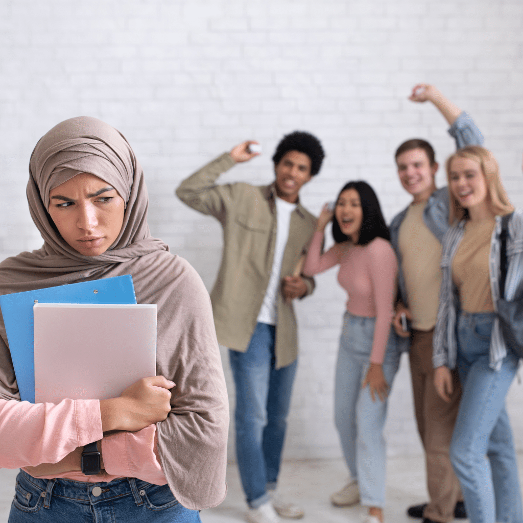 The Impact of Bullying on Adolescent Mental Health 1 Adolescent experiencing social bullying at school, showing emotional distress